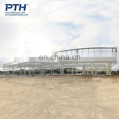 Steel Structure Shopping Mall Green Energy Saving Hot Sales Prefabricated Modular Steel Structure Warehouse