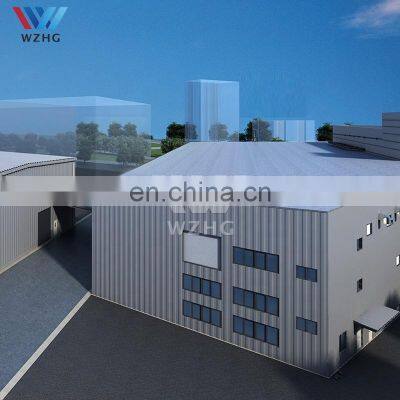 China large span steel structure vegetable industrial indoor cooling system cold room storage warehouse