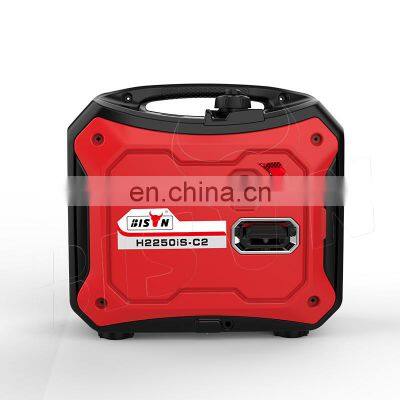 digital generator inverter, super silent 2000w Gasoline inverter generator, 220v portable pure wave inverter generator