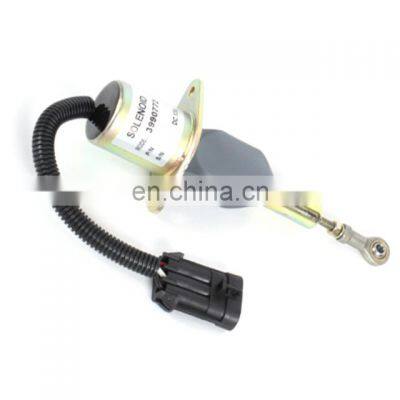 Excavator part shut down solenoid 3990772   3990773