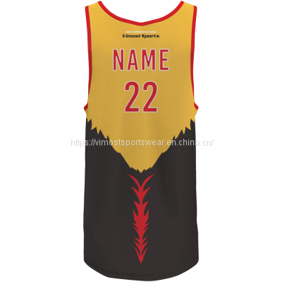 Wholesale Custom Sublimated Basketball Jersey With Polyester photo-2
