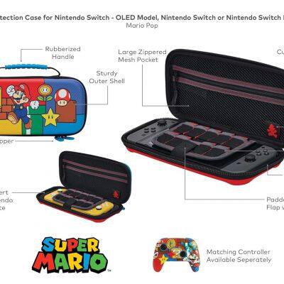 Protection Case For Nintendo Switch Lite – Mario Pop Or Nintendo Switch , Gaming Case, Protective Case, Console Case – Nintendo Switch photo-2