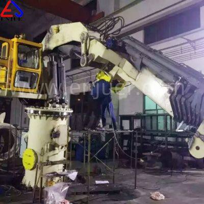 High Quality and Cheap Price Medium-Duty20 Ton 30 M Straight Arm Telescopic Boom Deck Crane Marine Offshore Ship Deck Cranes photo-3