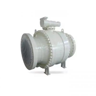 Fire Safe to API 607 Anti Blow-out Stem Cast Steel Trunnion Ball Valve