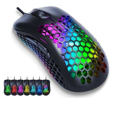 New G540 RGB version gaming mouse with game programming light weight optical high performance wired mouse