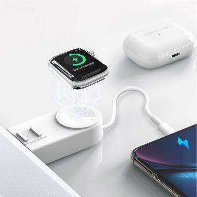 2-in-1 Smartwatch mit kabellosem Laden, faltbarer Ladeger?t für Outdoor-Reisen, intelligente magnetische Schnellpaarung