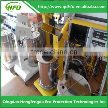 Open spray booth With Powder Coating Machine and Spray Gun