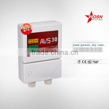 voltage protector avs30 single socket surge protector