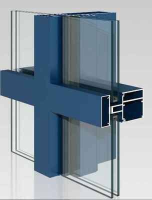 nanshan AKLU Customizable curtain wall aluminum profiles