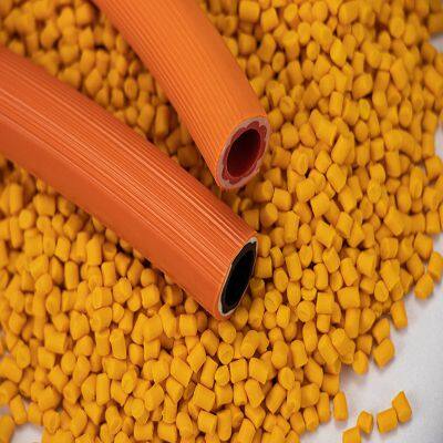 Pelotas de PVC flexible de mezcla de PVC, gránulos de PVC coloridos para mangueras de jardín photo-2