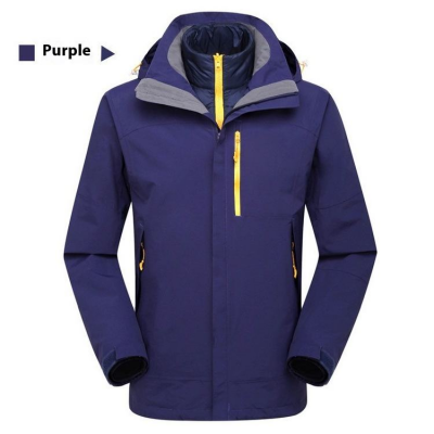 Three-in-One Detachable Travel Jacket Lining - High-End Winter Ski Set for Men and Women, With Zippered Closure, Suitable for Mountaineering photo-2