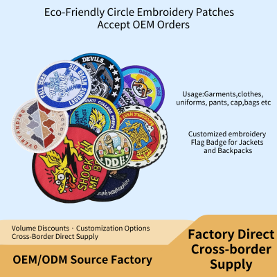 Hot Sale Patches Manufacturer Custom Sew on Patch Embroidery Badge Embroidered Personalized Designer Patches