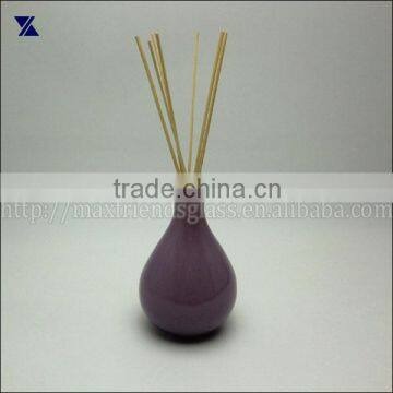 250ml Purple Glass Diffuser, Glass Bud Vase for Home Deco