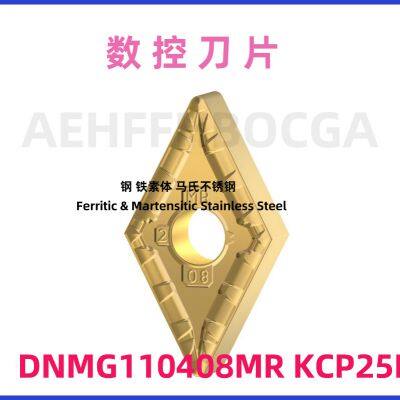 VNMG160402MS KCU25 Kennametal Inserts for High-Speed Cast Iron Machining