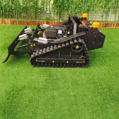 Benzin-Gas-Elektrischer Hybrid-Einzelzylinder-kabelgebundener ferngesteuerter Rasenmäher-Roboter mit 550 mm Schneidbreite und 6 km/h Geschwindigkeit für Rasenschnitt