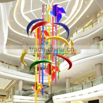 Shopping Mall Atrium Decoration Ramadan Moon Hanging Decoration