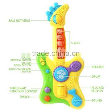 Guitar Musical Instrument Shenzhen Cheap Plastic Educational Toy Musical Instruments From China photo-2