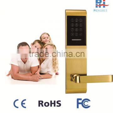 RFID cards/Password/Mechanical Keys Touch Screen Electric Door Locks