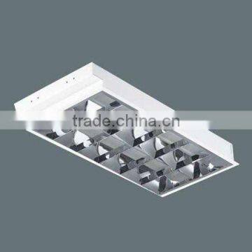 T8 Grille lamp Fixture 2X18W(fluorescent lamp fixture,ceiling lamp fixture)