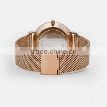 2016 New Product Fashion Vogue Mesh Strap Wrist Watch For Girls photo-4