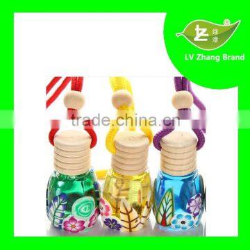 hanging car air freshener made in china/customized essential oil perfume