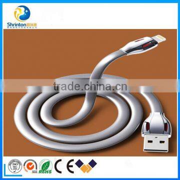 Remax snake laser flat USB charging cable for iphone and micro