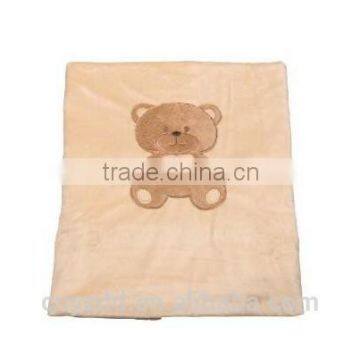 Baby Blanket Wholesale / High Quality Plush Bear Baby Blanket