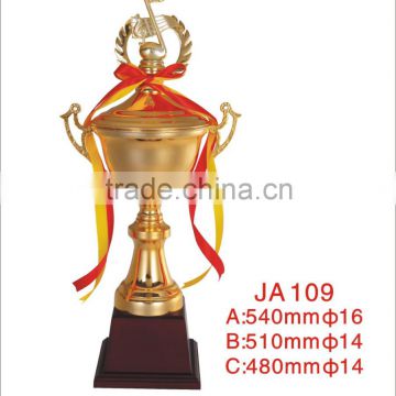 Custom gold iron metal gymnastics trophies