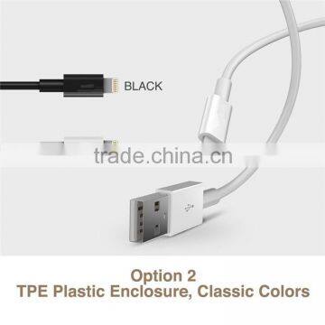 Nylong & TPE Mfi Original 8 Pin Circular Connector Wholesale USB Cable for IOS photo-5
