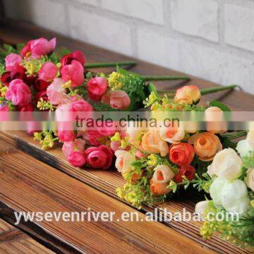 Foreign Trade Exquisite False Bracteal Leaf Tea Mei Flower Simulation Silk Flowers Manufacturer Wholesale Sitting Room Adornment photo-4