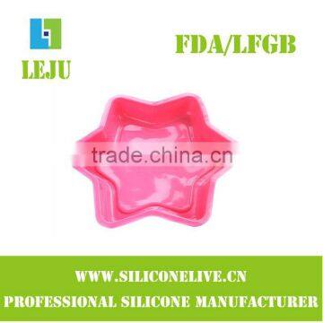 star shape silicone baking mould