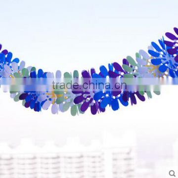 Wedding Hanging Decorations Colorful paper Garland                        
                                                Quality Choice