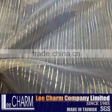 Glitter African Organza Roll Nylon Curtain Fabric photo-5