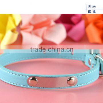 Personalized Pet Dog Collars With Name Plate
