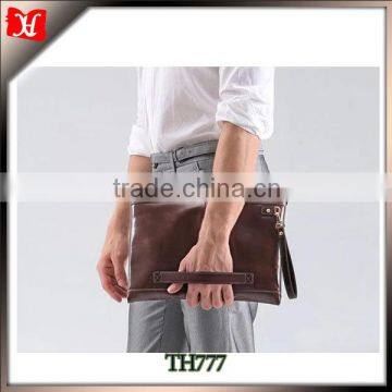 2014 fashion leather clutch bag for men oversize envelope clutch bag