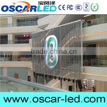 Outoor Building Wall Transparent Full Color Led Display photo-3