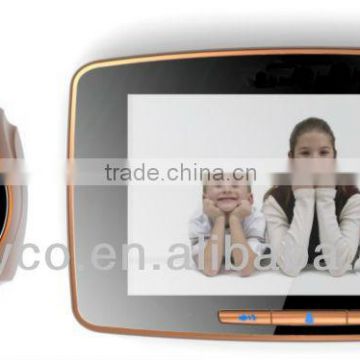 5.0" touch screen digital door viewer support phone call and MMS