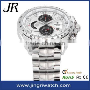 Fashion Cool Man Watches IP Plating Lumibous Quartz Water Resistant Watch With Stainless Steel Back Cover photo-2