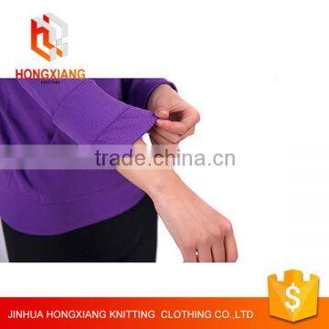 Hongxiang Multicolor Custom Women Gym Hooded Sweatshirts Sport Gym Wear for Women,velvet Sweater Slim Yoga Sweatshirts photo-3