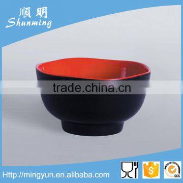 Double color plastic melamine bowl