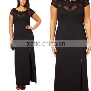 Middle Aged Clothing Viscose Abayas Women Blank Dress photo-3