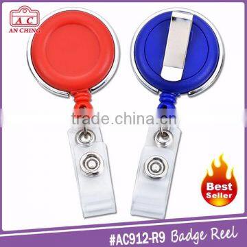 Diy Retractable Badge Holder Pull Reel With 360 Degree Swivel Clip