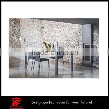 Modern Dining Table Wood Dining Table Designs Grey Dining Table Set photo-4