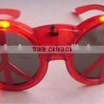 Multi-Colored LED Light-Up Flashing Rave Party Glasses