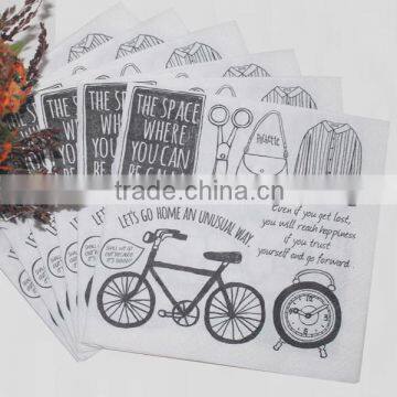 cheap Chinese dinner paper napkins