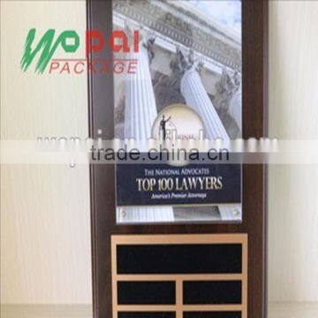 wholsale wood material and handmade type blank wooden plaques wood award