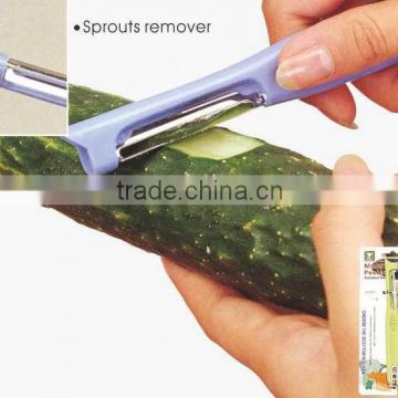 ABS+S/S 15.8*1.9 Kitchen tools small fruit&vegetable peeler/kitchen peeler/portable peeler/potato peeler