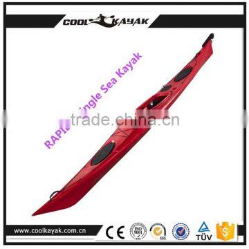 RAPIER-Single Barato Sea Kayak for Exploration From Ningbo Cool Kayak Supplier Sit-on Top Plastic Kayak With Rudder System Quality Choice photo-3