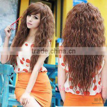 New Womens Ladies Sexy Long Full Curly Wavy Hair Wigs Cosplay PartyW359