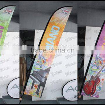 Custom Advertising Feather Beach Flag Banner